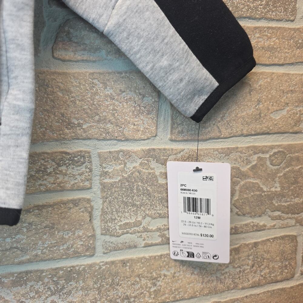 Nike Sportswear Baby Tech Fleece Full Zip Sz 12M - Picture 5 of 7